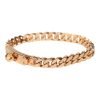 Hermes Kelly Gourmette Bracelet XS 18K Rose Gold Hardware