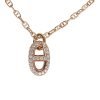 Hermes Farandole Pendant PM Necklace 18K Rose Gold Hardware & Diamonds